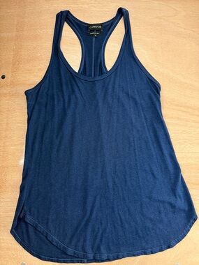 Carbon38 Dark Navy Racerback Tank